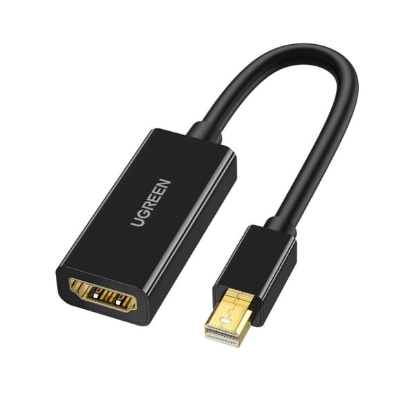 Ugreen MD112 mini DisplayPort til HDMI 4K-adapter - svart