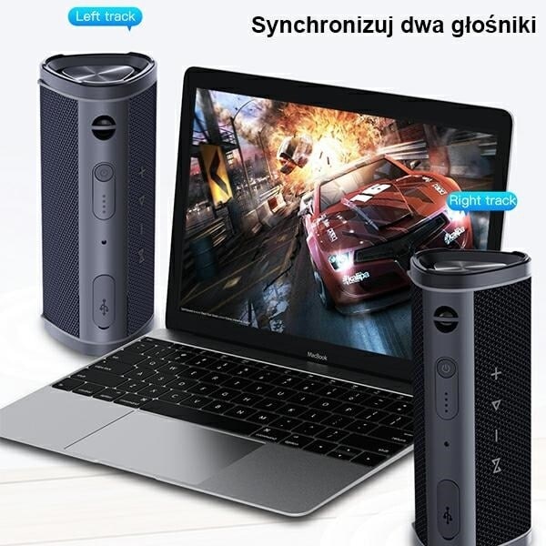 AWEI Bluetooth-högtalare Y331 svart/svart