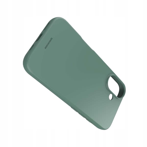 Spacecase Silikonfodral För Iphone 16 Mörkgrön Telefonskydd