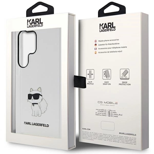 KARL LAGERFELD IKONIK CHOUPETTE ETUI TIL SAMSUNG GALAXY S23 ULTRA - GENNEMSIGTIG