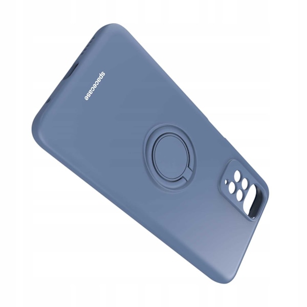 Spacecase Silikon Case Ring För Xiaomi Redmi Note 11 11S Blå
