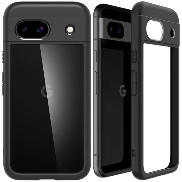 SPIGEN ULTRA HYBRID COVER TIL GOOGLE PIXEL 8A - MAT SORT