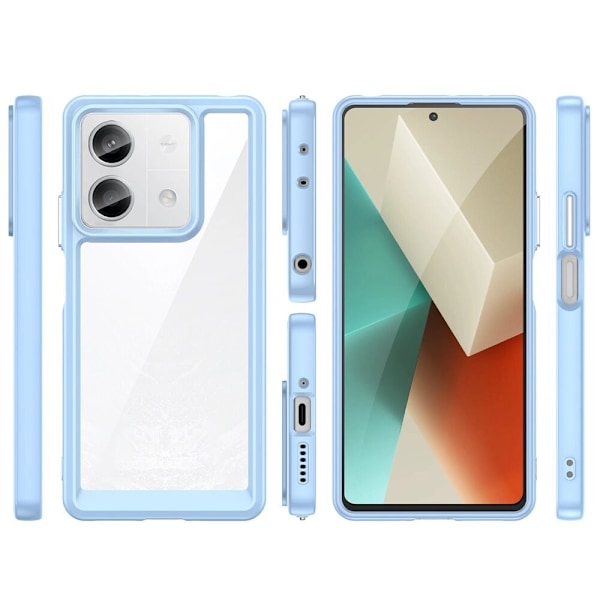 Outer Space Case med gelramme for Xiaomi Redmi Note 13 Pro - blå