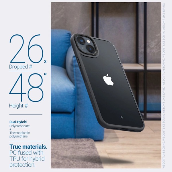 CASEOLOGY SKYFALL ETUI TIL IPHONE 14 PLUS - MAT SORT