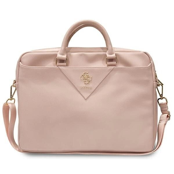 Guess Triangle 4G-veske for 16" bærbar PC - rosa