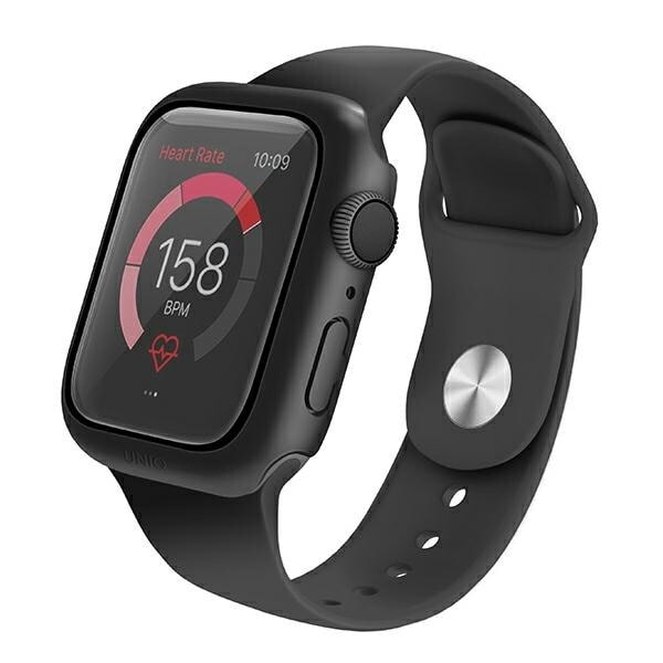 UNIQ veske Nautic Apple Watch Series 4/5/6/SE 44mm svart/svart