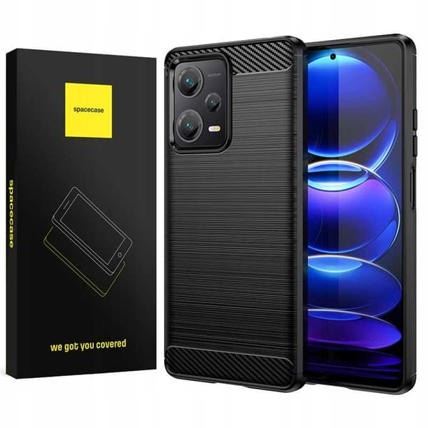 Spacecase Case Cover För Xiaomi Redmi Note 12 Pro+ 5G Black
