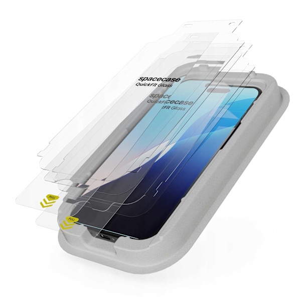 Spacecase Quickfit Härdat Glas För Iphone 16 Pro Max Skyddsskärm