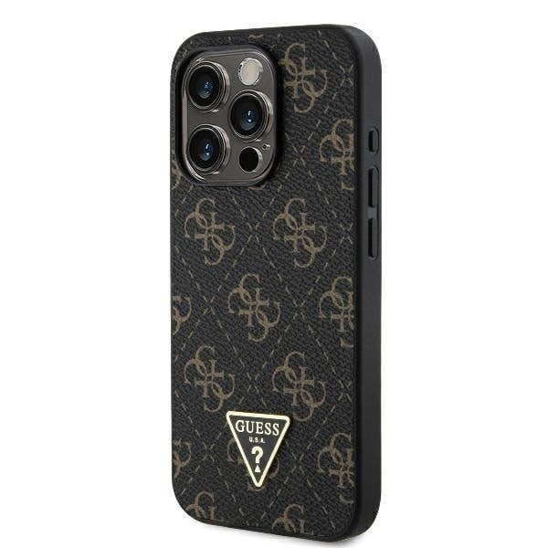 Guess GUHCP16XPG4GPK iPhone 16 Pro Max 6,9" svart/svart hårdfodral Nytt 4G Triangle