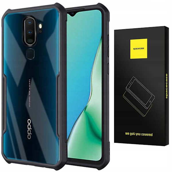 Spacecase Case Cover För Oppo A5 A9 2020 Svart