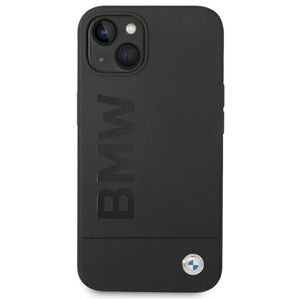 BMW SILIKONE SIGNATURE LOGO MAGSAFE ETUI TIL IPHONE 14 PLUS - SORT
