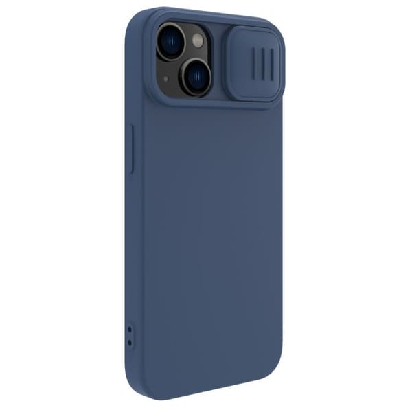 NILLKIN CASE CASE HOUSING CAMERA COVER TIL IPHONE 14+ BLÅ
