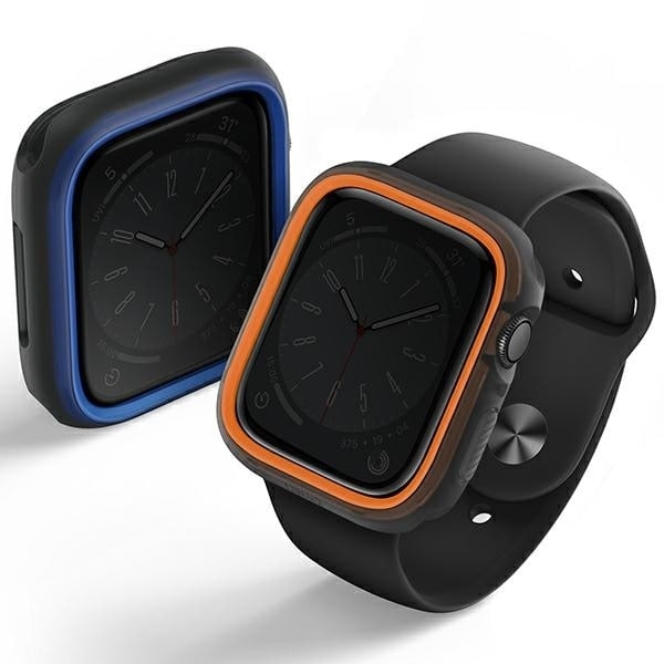 UNIQ fodral Moduo Apple Watch Series 4/5/6/7/8/9/SE/SE2 44/45 mm orange-blå/orange-blå