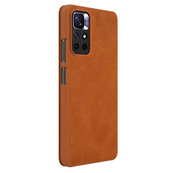 Nillkin Qin Case Case Xiaomi Redmi Note 11T 5G / Note 11S 5G / Note 11 5G (Kina) / Poco M4 Pro 5G Kamera Cover Case Cover Flip Case Rusk