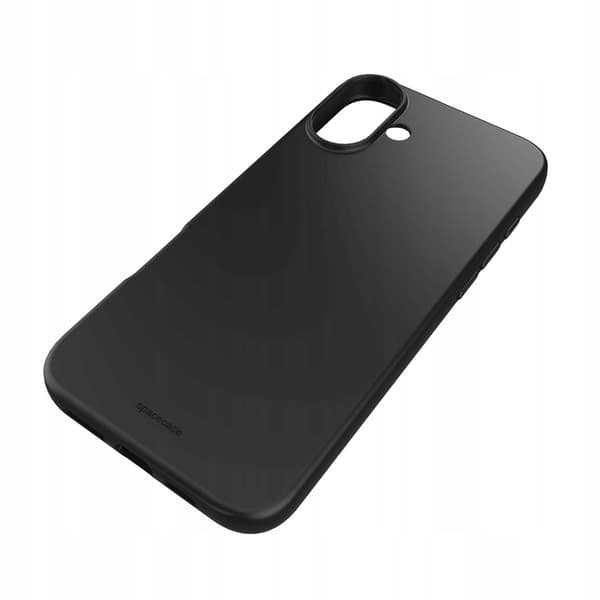 Spacecase Silikonfodral För Iphone 16 Plus Svart Skydd