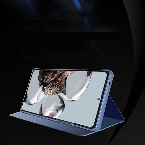 CLEAR VIEW CASE XIAOMI 12T PRO / XIAOMI 12T COVER MED KLAP, SORT