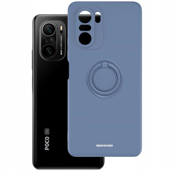 Spacecase Silikonring För Xiaomi Poco F3 Mi 11I Blue