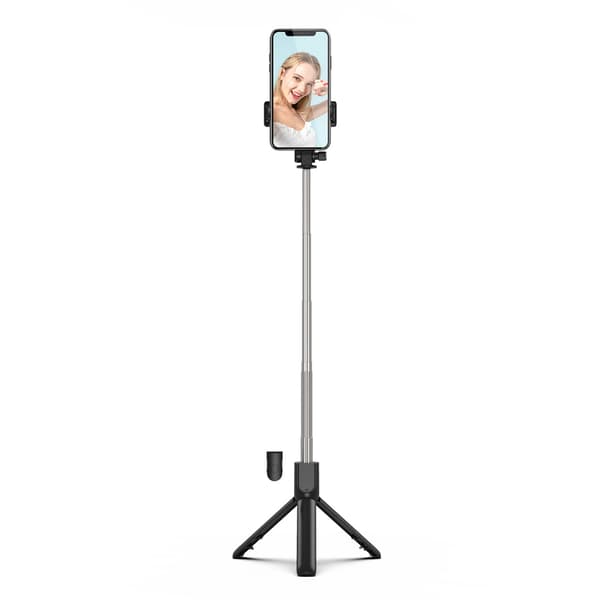 SELFIE STICK WRY1S TELESKOPSTATIV 0,7M TIL TELEFON - SORT