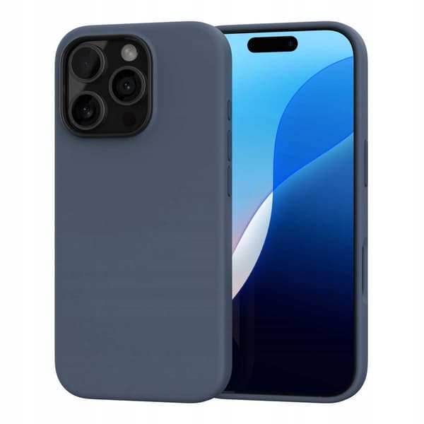 Spacecase Case Cover Till Iphone 16 Pro Sc Pure Mag Mörkblåt