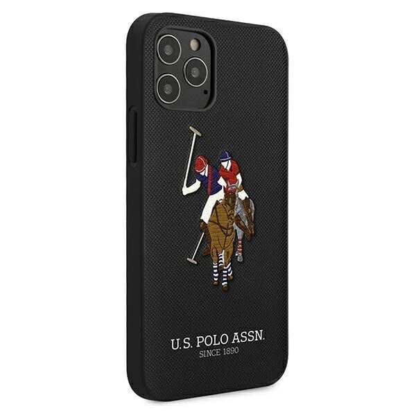 AMERIKANSK SAG POLO ASSN. EMBROIDERY COLLECTION TIL IPHONE 12 PRO MAX - SORT