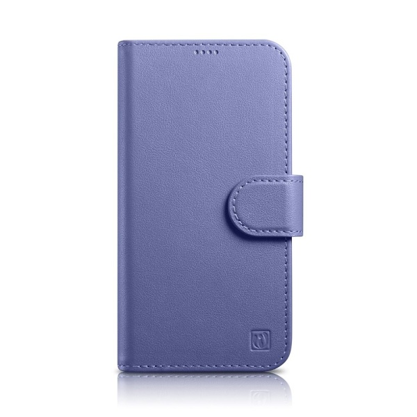 ICARER CASE LÆDERCASE TIL IPHONE 14+ LYS LILLA