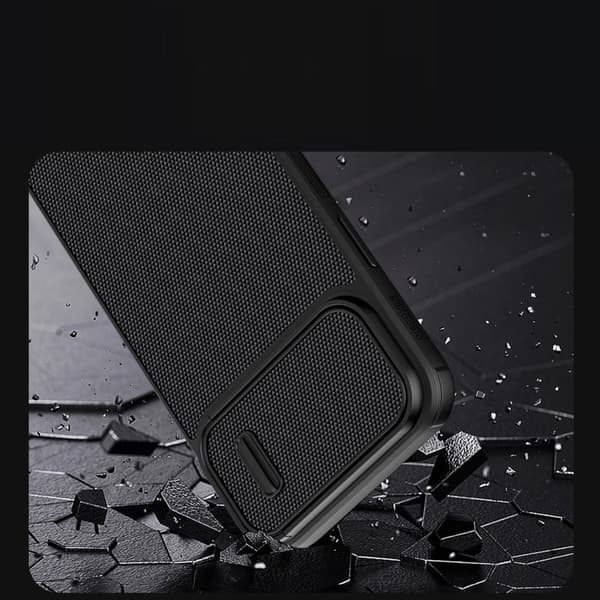 NILLKIN CASE COVER MED KAMERA COVER TIL IPHONE 14+ SORT