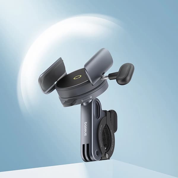 BASEUS PRIMETRIP MAGNETISK TELEFONHOLDER TIL CYKEL / SCOOTER / SCOOTER - SORT