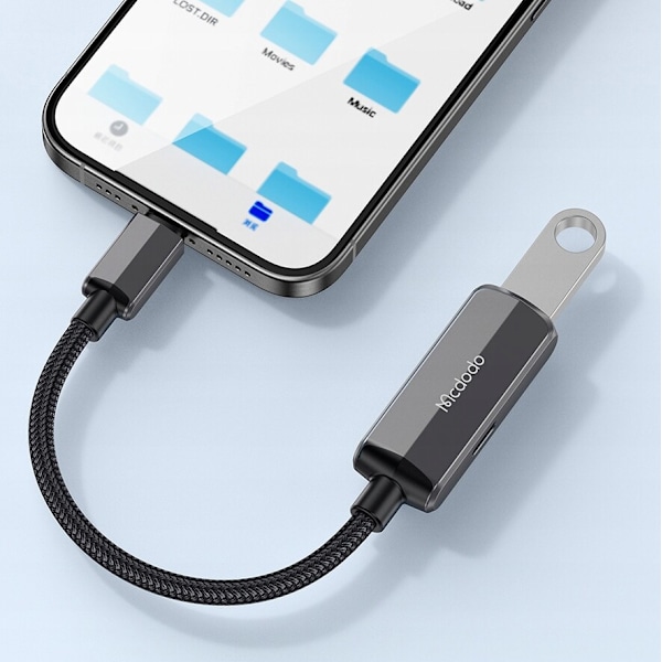 MCDODO USB-C TIL USB OTG ADAPTER USB-A ADAPTER KABELHOLDER