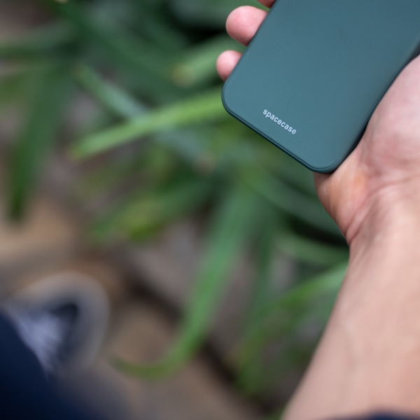Spacecase Silikonfodral För Samsung Galaxy A70 Grön Skydd