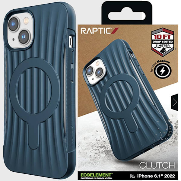 RAPTIC X-DORIA CASE CASE HOUSING MED MAGSAFE TIL IPHONE 14 BLUE