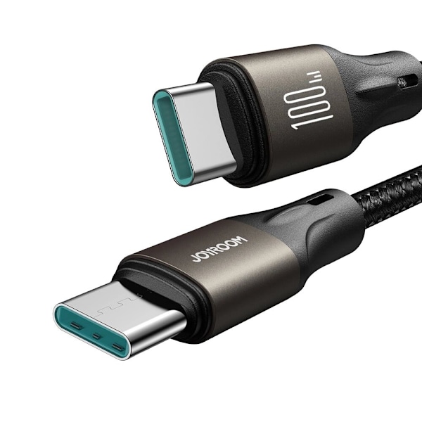 Joyroom Light-Speed ​​​​Series SA25-CC5 100 W USB-C / USB-C-kabel 1,2 m - svart