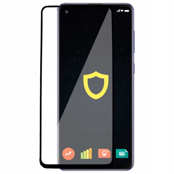 Spacecase 5D Härdat Glas För Samsung Galaxy A21S Helt Glas