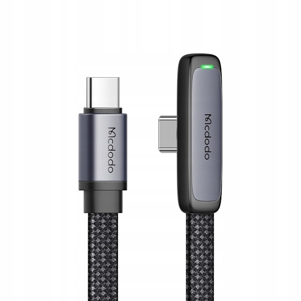MCDODO-KULMA USB-C KABEL SNABBLADDNING USB TYPE C 3A 65W SVART 2M