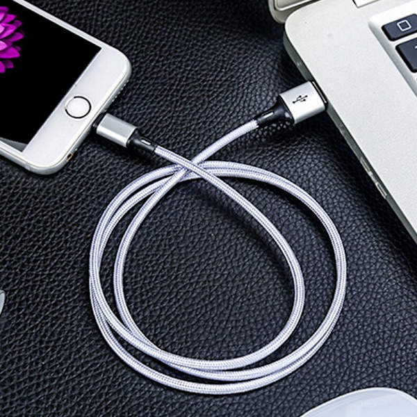 Wozinsky USB - Lightning-kabel 2,4A 1m vit (WUC-L1W)
