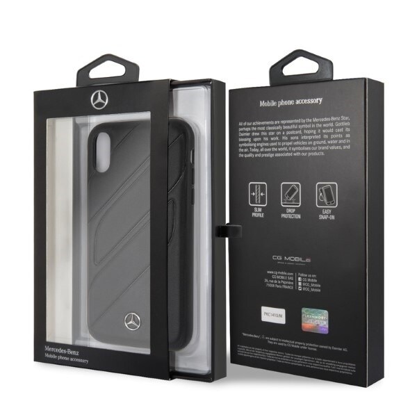 Mercedes MEHCI61THLBK Deksel til iPhone Xr - Svart New Organic I