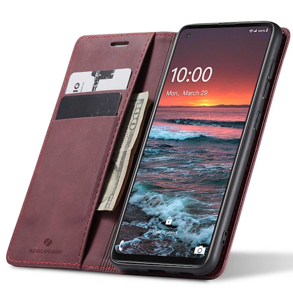 Spacecase Pålångar Fodral För Samsung Galaxy A21S Röd