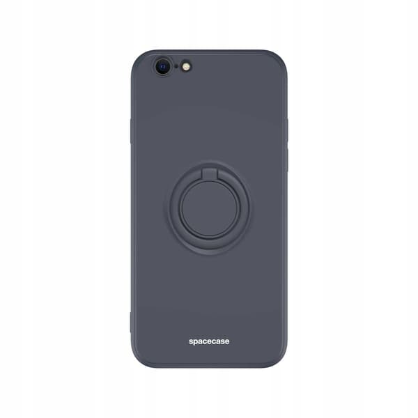 Spacecase Silikonecase Ring För Iphone 7 8 Se Svart Skydd