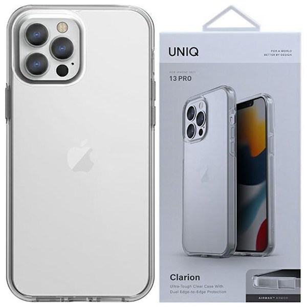 UNIQ CLARION ETUI TIL IPHONE 13 PRO / IPHONE 13 - GENNEMSIGTIG