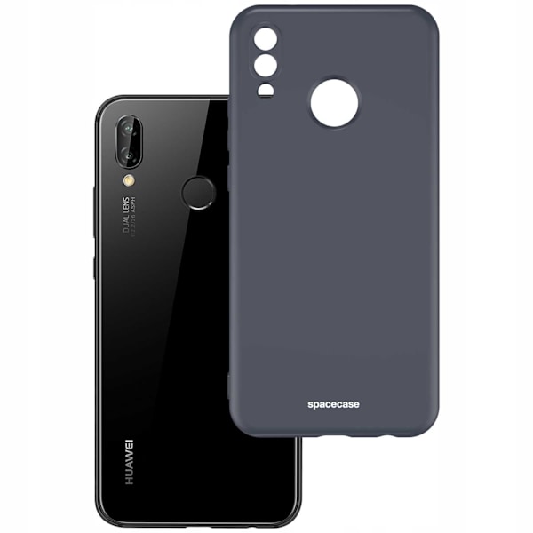 Spacecase Silikonfodral För Huawei P20 Lite Black Protection