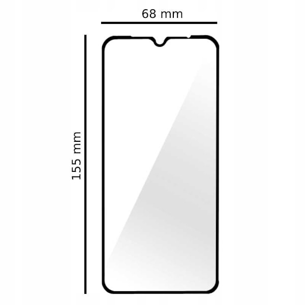 Spacecase 5D Härdat Glas För Vivo Y70 Skärmskydd