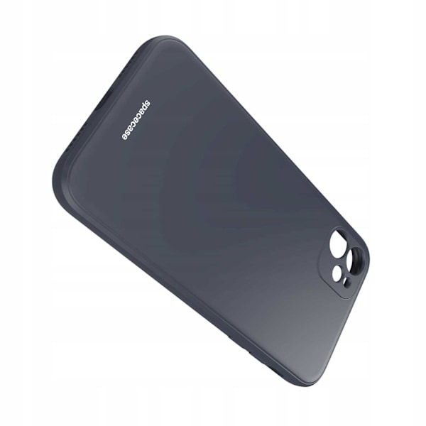Spacecase Silikonfodral För Iphone 11 Svart Skydd