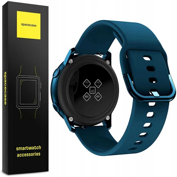 Spacecase Klorrem 20Mm Ocean Blue För Apple Watch 1 2 3 4 5 6 Se