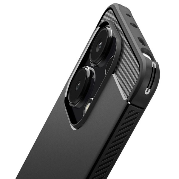 Spigen Rugged Armor-deksel til Xiaomi Redmi Note 13 4G / LTE - matt svart