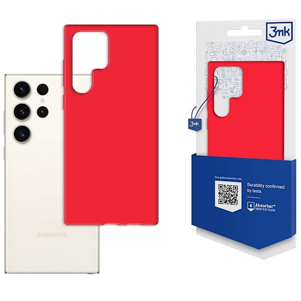 SAMSUNG GALAXY S23 ULTRA - 3MK MATT CASE STRAWBERRY