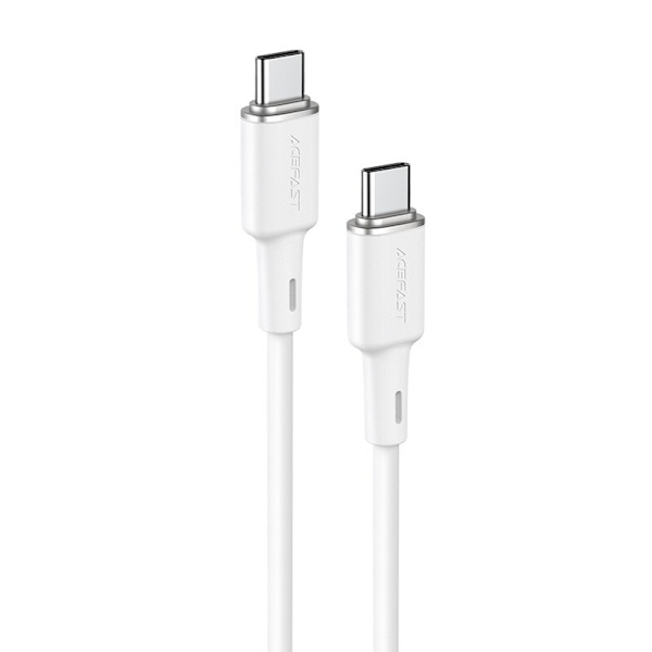 ACEFAST KABEL LANGT STÆRKT USB C - USB C 1,2M 60W (20V/3A) HVID