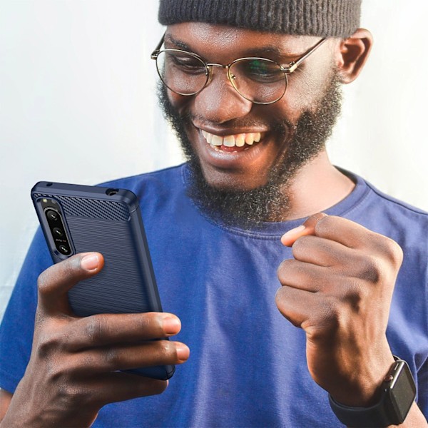 THUNDER CASE XIAOMI POCO M4 5G SILIKONE ARMORED COVER BLÅ