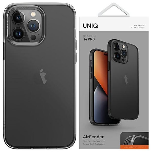 UNIQ Air Fender-deksel iPhone 13 Pro Max 6.7 grå/røykgrå