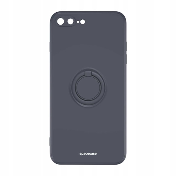 Spacecase Silikon Ringfodral För Iphone 7 8 Plus Svart Skydd