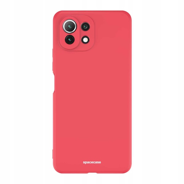 Spacecase Silikonfodral För Xiaomi Mi 11 Lite Röd