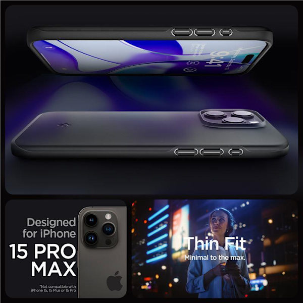 SPIGEN THIN FIT IPHONE 15 PRO MAX SORT